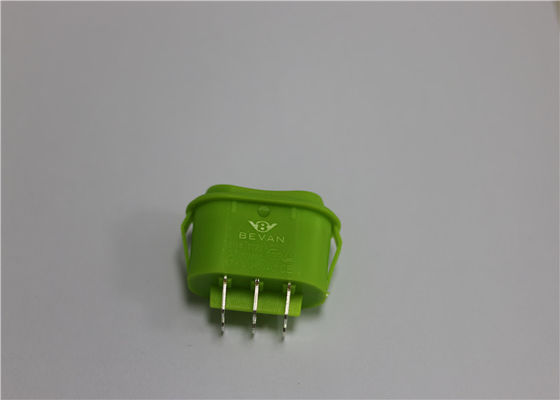 Mini inverseur à rappel imperméable ovale, inverseur à rappel vert 10a 250v